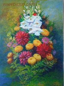 octavian popescu - picturi, flori, natura statica, pictura