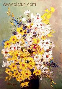 ecaterina romanescu - picturi, flori, natura statica, pictura