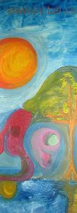alexandra rus - picturi, peisaj de vara, abstract, pictura