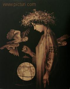 doru deliu - picturi, peisaj de toamna, portret, pictura