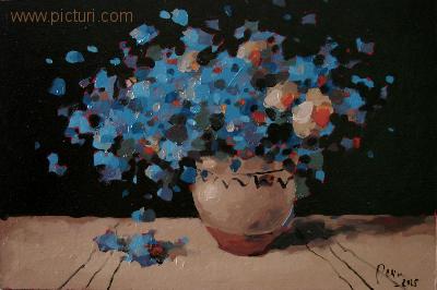 doru deliu - picturi, flori, natura statica, pictura