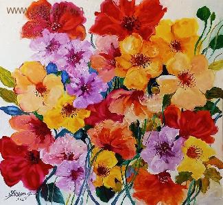 elena bissinger - picturi, flori, compozitie, pictura