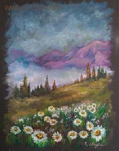 roxana gheorghiu - picturi, peisaj de vara, peisaj, pictura