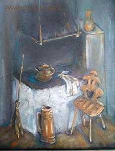 roxana gheorghiu - picturi, peisaj rural, interior, pictura