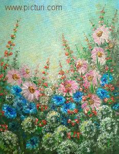roxana gheorghiu - picturi, flori, natura, pictura
