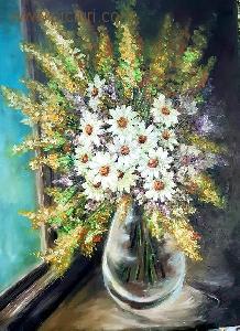 roxana gheorghiu - picturi, flori, natura statica, pictura